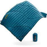 ZOOOBELIVES Ultralight Down Camping Blanket folded compact for travel comfort
