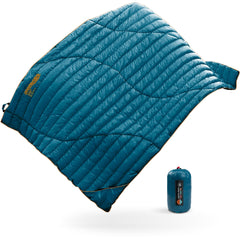 ZOOOBELIVES Ultralight Down Camping Blanket folded compact for travel comfort