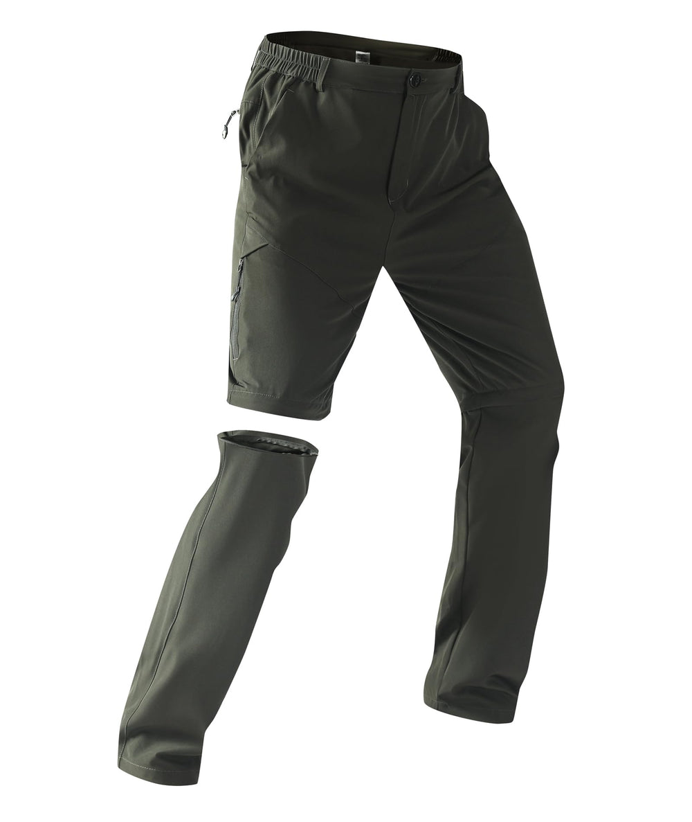 ZooYung men's convertible hiking pants with zip-off legs for versatile outdoor wear.