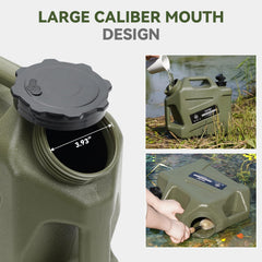 ZORMY wide-opening design simplifies filling and cleaning after outdoor adventures.