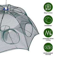Zorpupoa integrated bait pouch keeps bait ready during fishing.