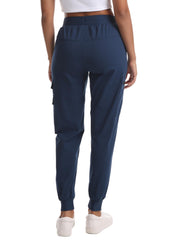 Zsenoxaxi womens cargo joggers zippered pockets keep essentials secure on hikes