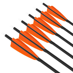 ZSHJGJR 4 inch turkey feather fletching for improved stabilization