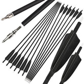 ZSHJGJR 30-inch carbon arrow body enables precise target practice.