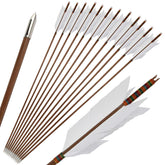 ZSHJGJR bamboo flu-flu arrows full length for accurate practice