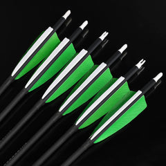 ZSHJGJR turkey feather fletching 4-inch arrow for stable flight.