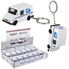 Zugar Land mini postal truck on-the-go accessory for keys.