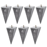 Zuiwan Pyramid fishing weights 4oz - front view