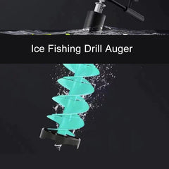 Zunate ice auger uses steel blades for precise, sturdy cutting.