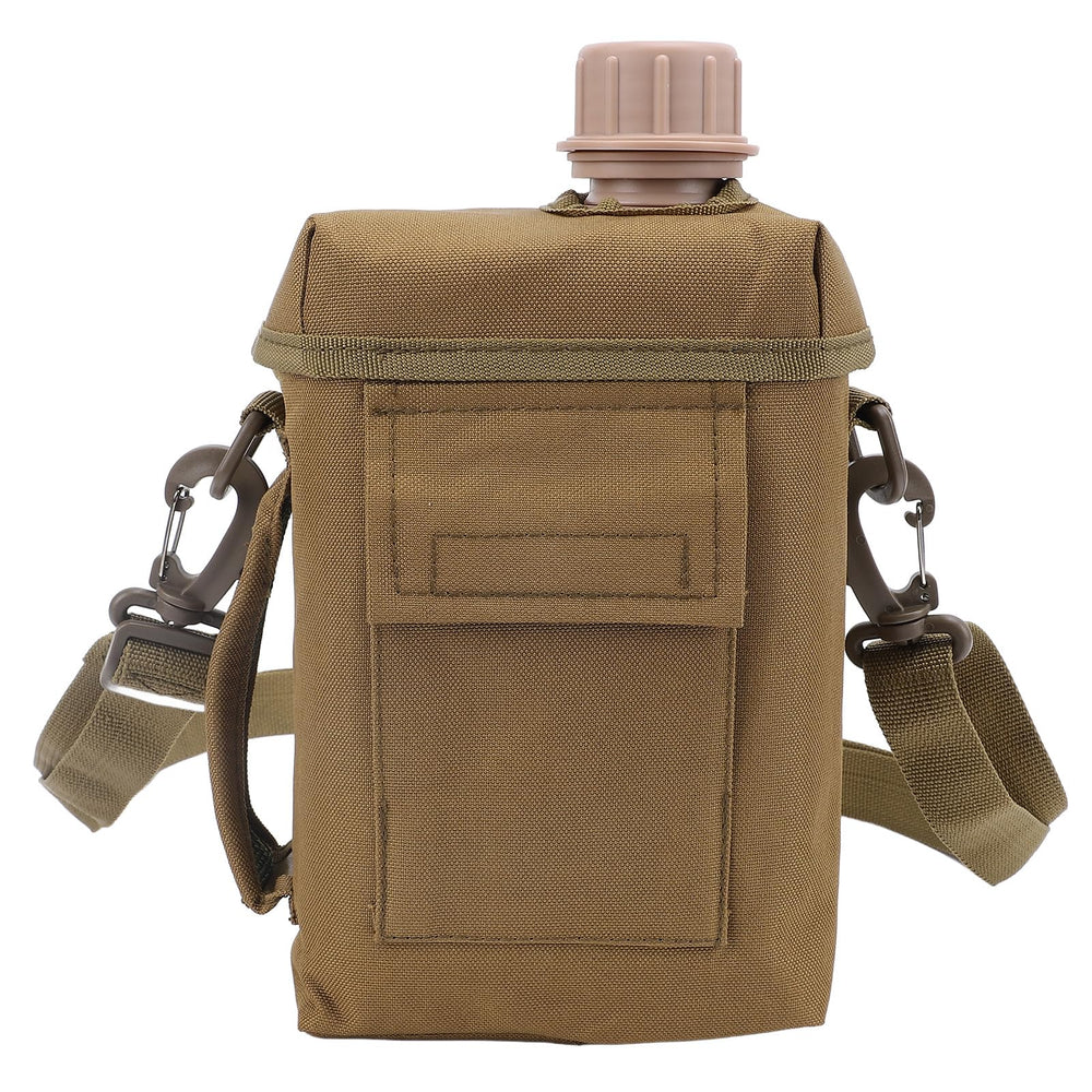 Zunate outdoor water bottle 2L with waist bag for easy transport during hikes.