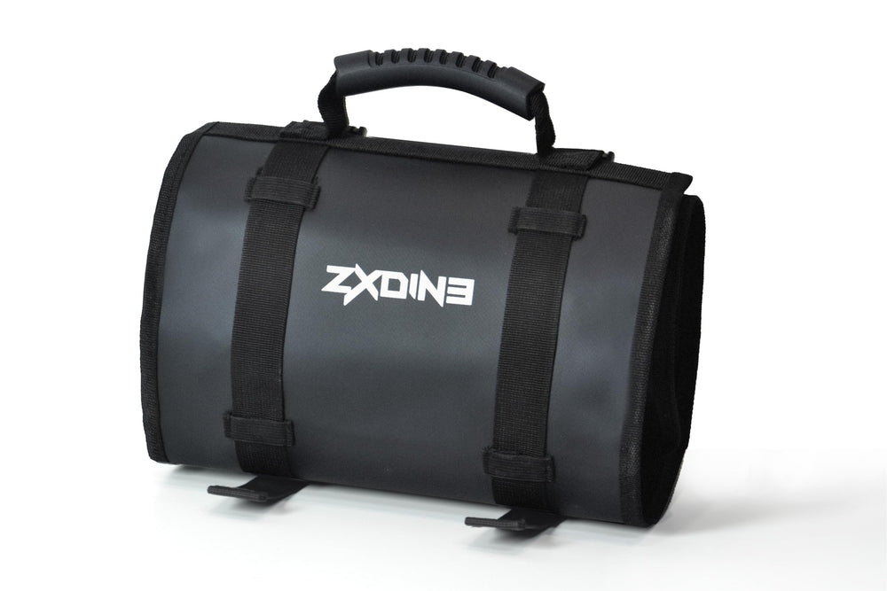 Front view of ZXDIN3 Lure Roll Up Jig Pouch