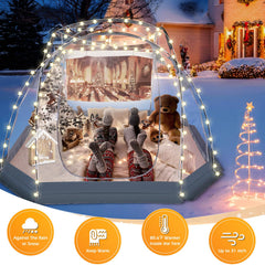 ZXPLO bubble tent setup in minutes demonstrating easy, portable design