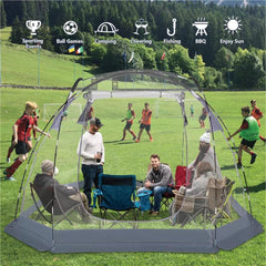 ZXPLO weather-proof material closeup highlighting wind and rain resistance