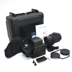 ZXYHBHD G43 3X magnifier provides enhanced mid-range clarity on 20mm rails.