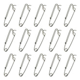 ZYAMY 15pcs stainless steel tackle clips 8x2cm – front view