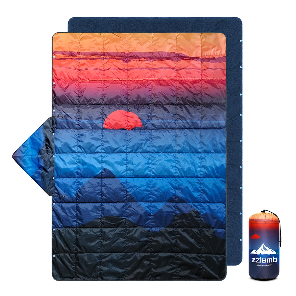 zzlamb hooded stadium blanket view shows cozy hood for on-the-go warmth at games