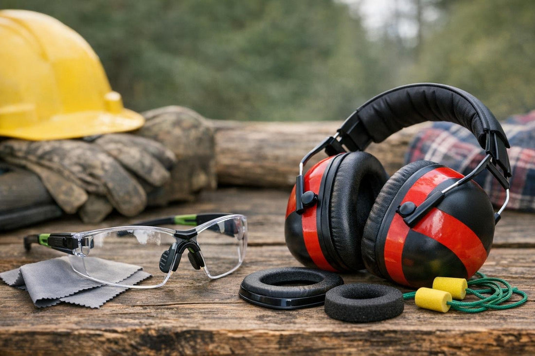 Safety glasses and earmuffs fit tips for comfort