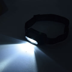 01 02 015 Compact 75g headlamp with 800mAh battery for portability.