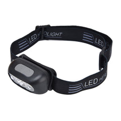 01 02 015 USB charging LED headlamp with motion sensor for hands-free outdoors.