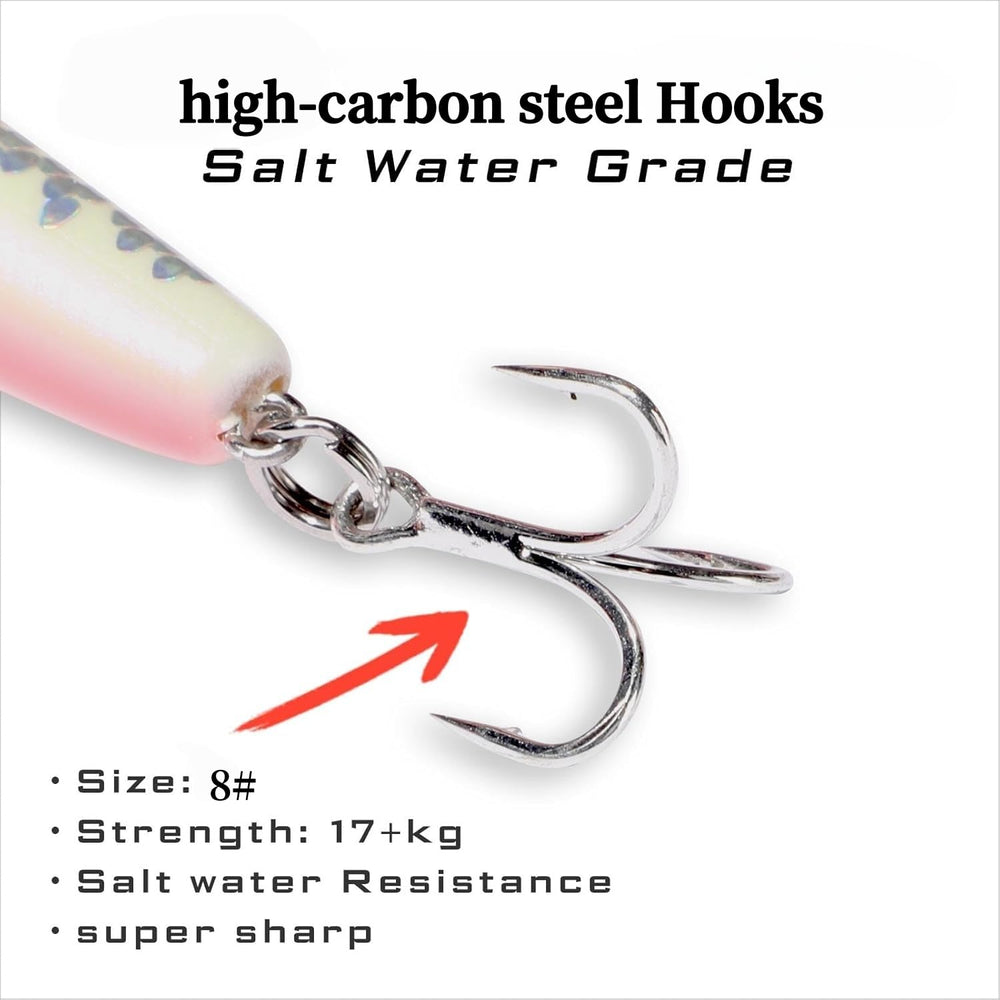 Topwater lure in action with spinning tail and splash