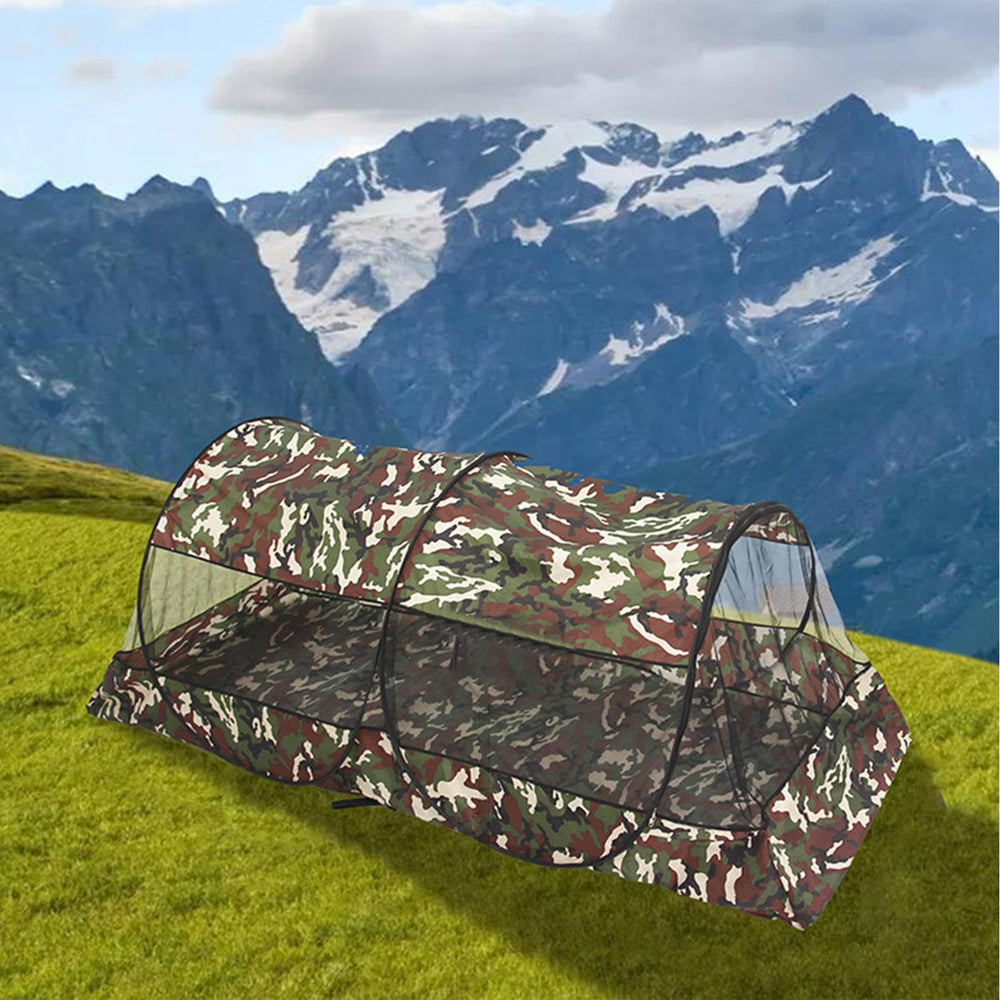 1/4 Pop Up Mesh Tent portable design ideal for spontaneous trips
