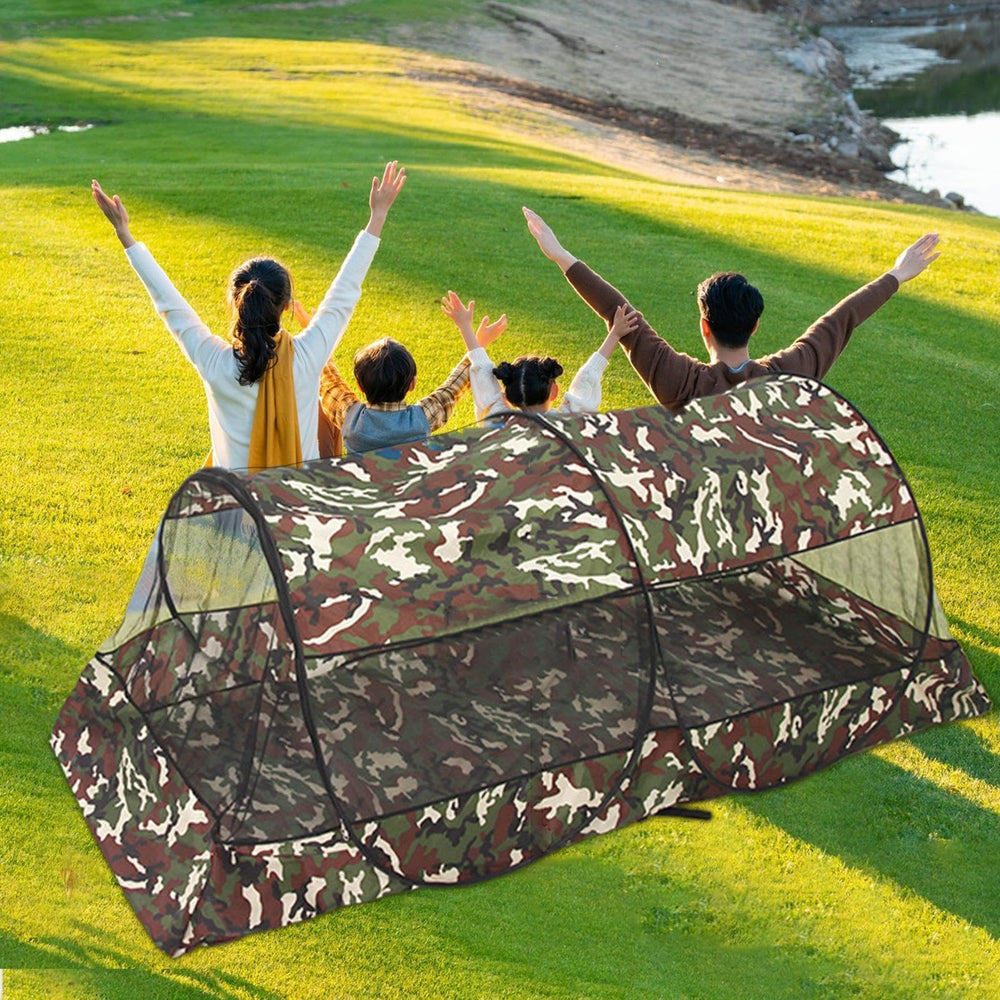 1/4 Pop Up Mesh Tent size M offers solo sleep space