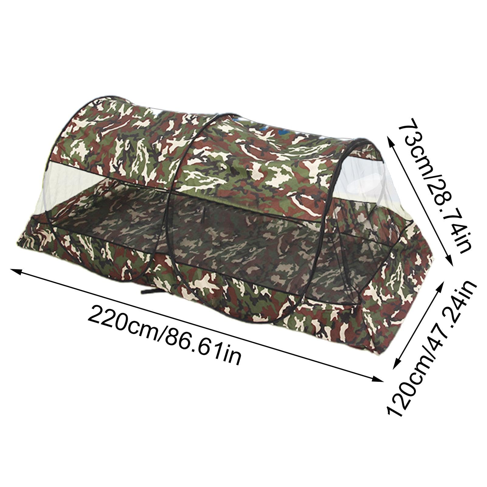 1/4 Pop Up Mesh Tent size XXL fits two campers