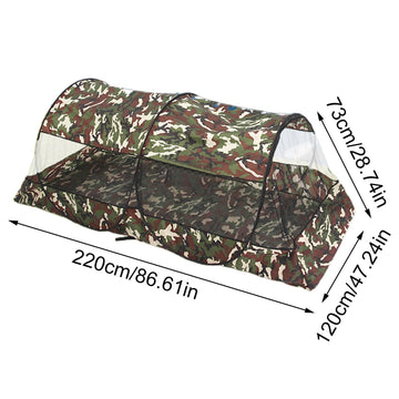 1/4 Pop Up Mesh Tent size XXL fits two campers
