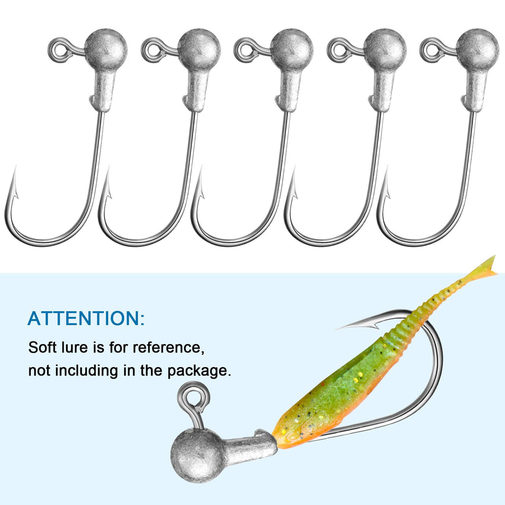 Portable plastic storage box for jig head hooks (7.5 x 4.8 x 2.5 cm)