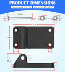 Bracket mounted on boat gunwale for Scotty tilt-up downriggers 1080-1116