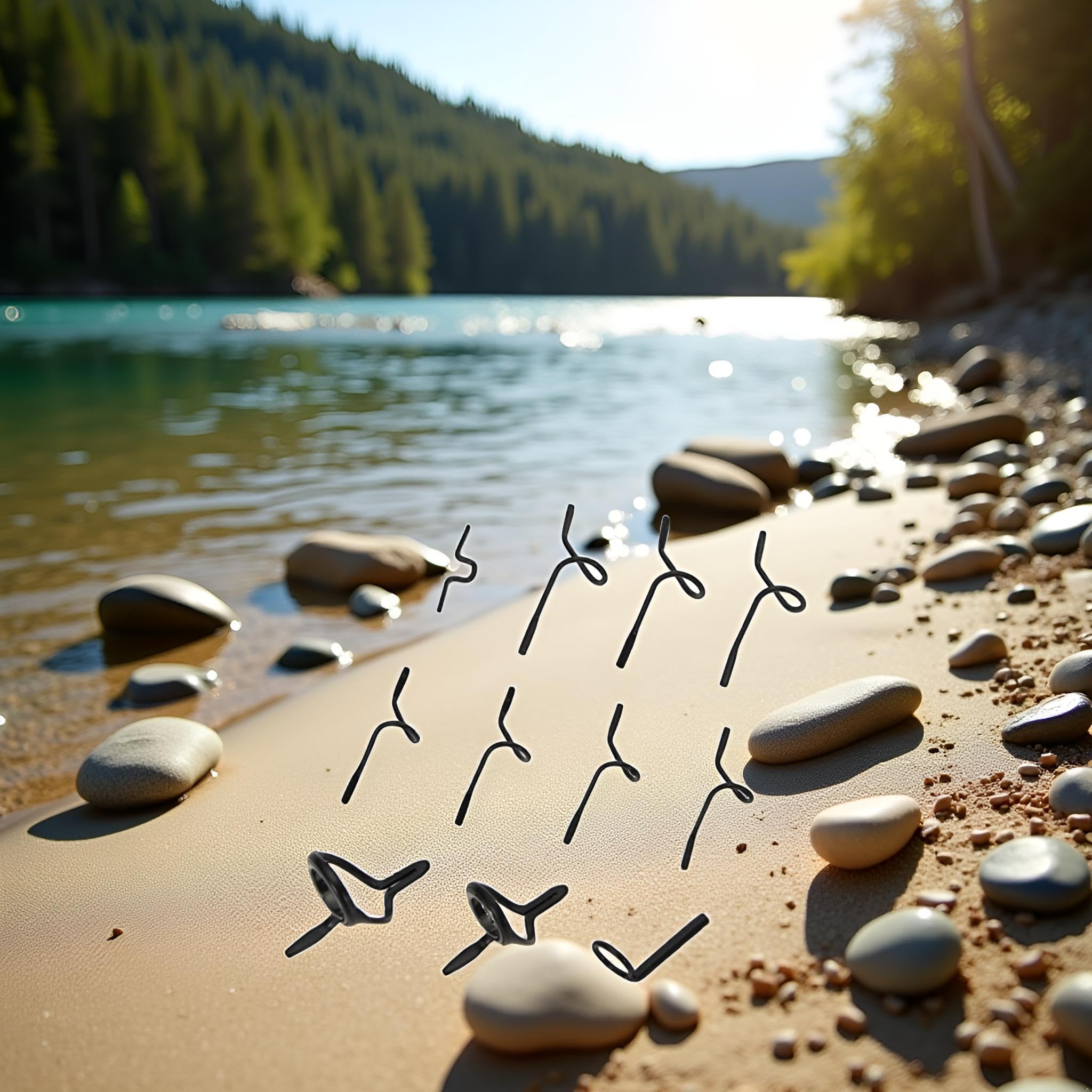 Corrosion-resistant fishing rod guides for freshwater and saltwater