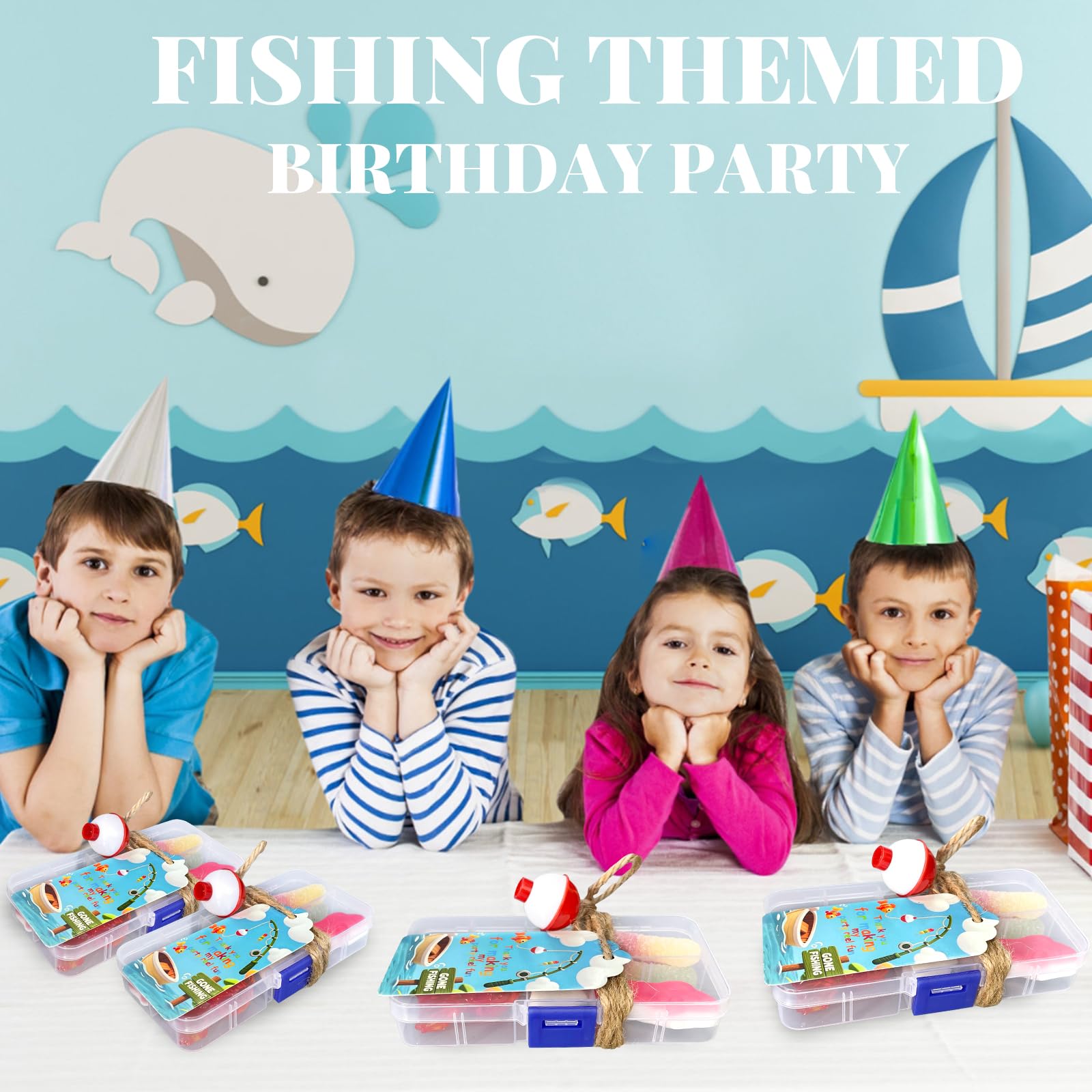 Cute and practical fishing-themed party favors