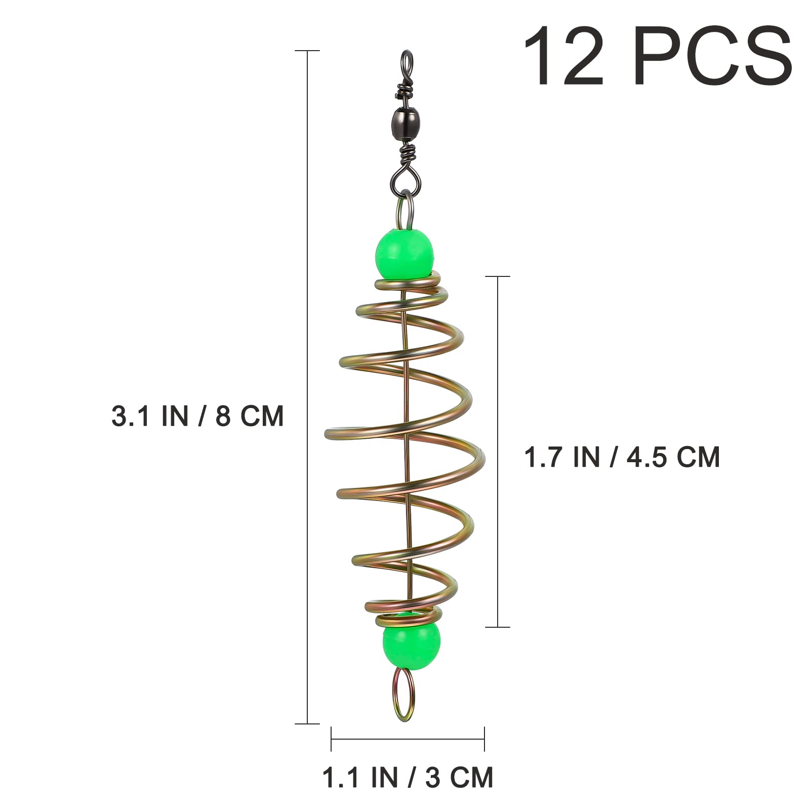 Carp fishing feeder material close-up - sturdy construction