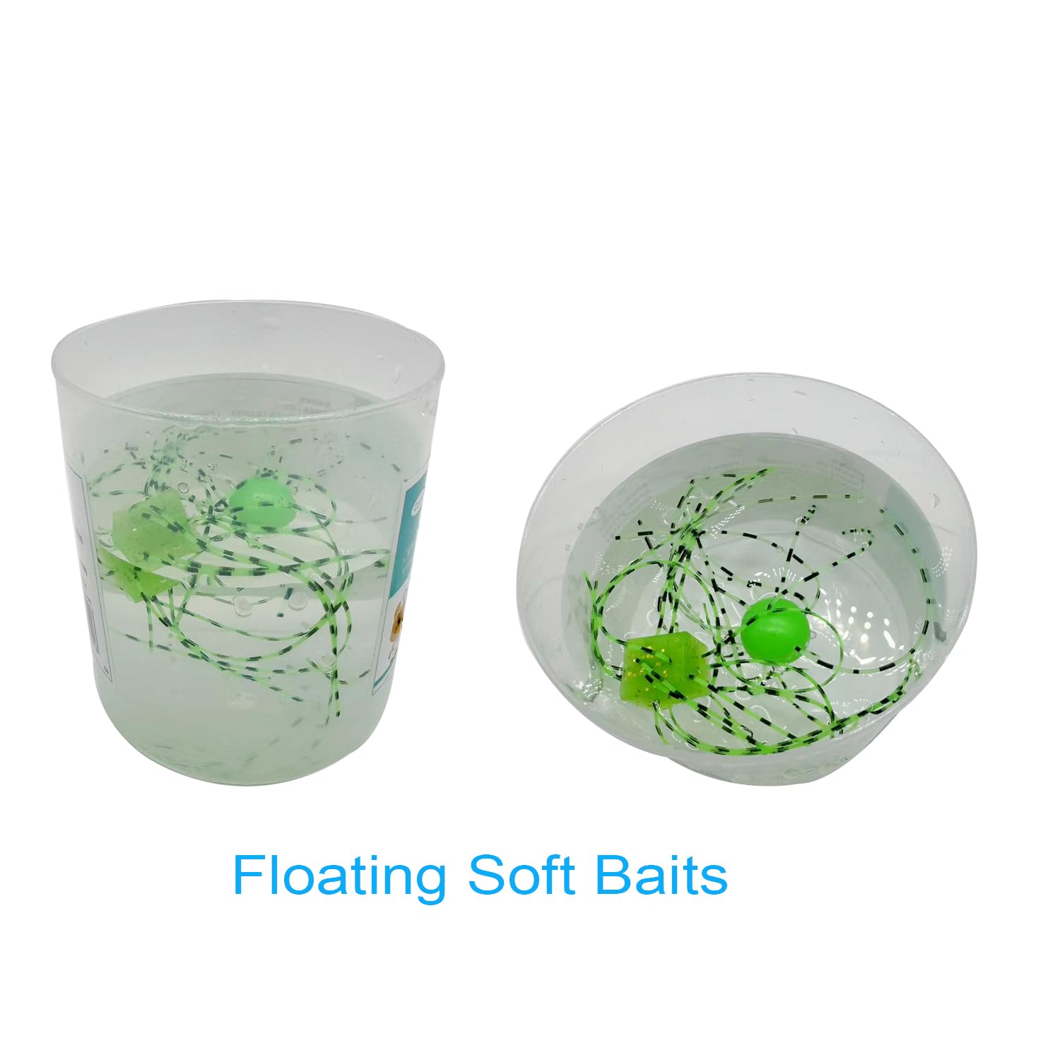 Soft silicone lures designed for bass and catfish, compatible with drop shot and finesse rigs