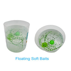 Soft silicone lures designed for bass and catfish, compatible with drop shot and finesse rigs