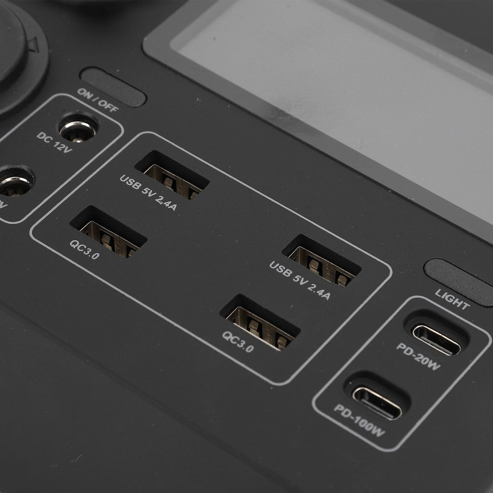 12V Mini Power Box intuitive controls for simple charging