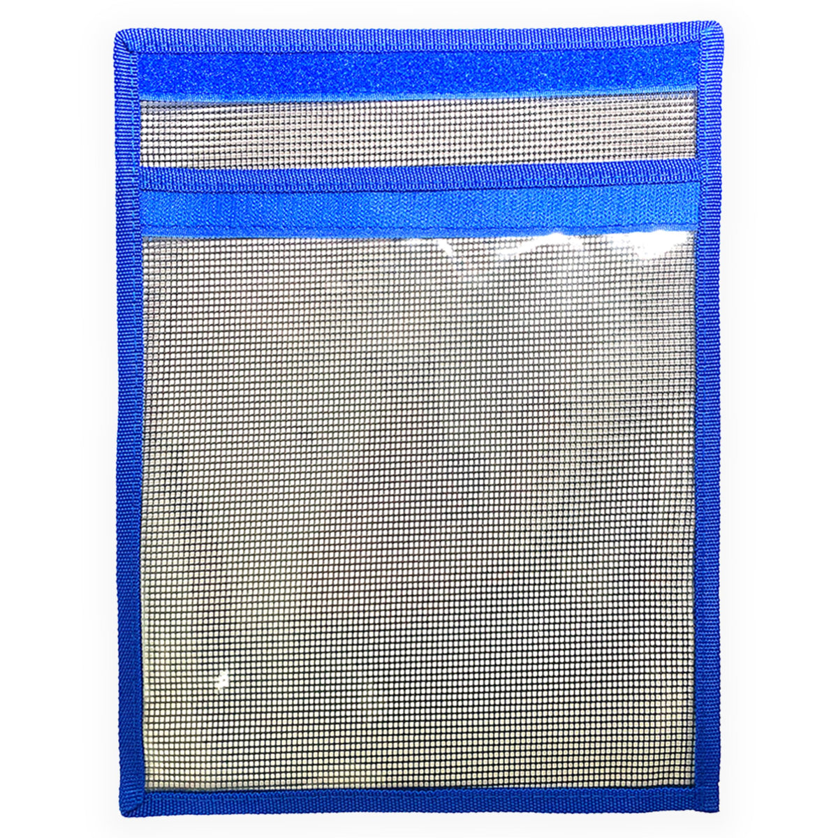 Blue 12x9 inch trolling lure bag front view for 2-pack set