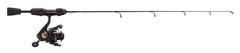 13 Fishing Blackout Ice Combo ergonomic handle close-up for comfortable long casting.