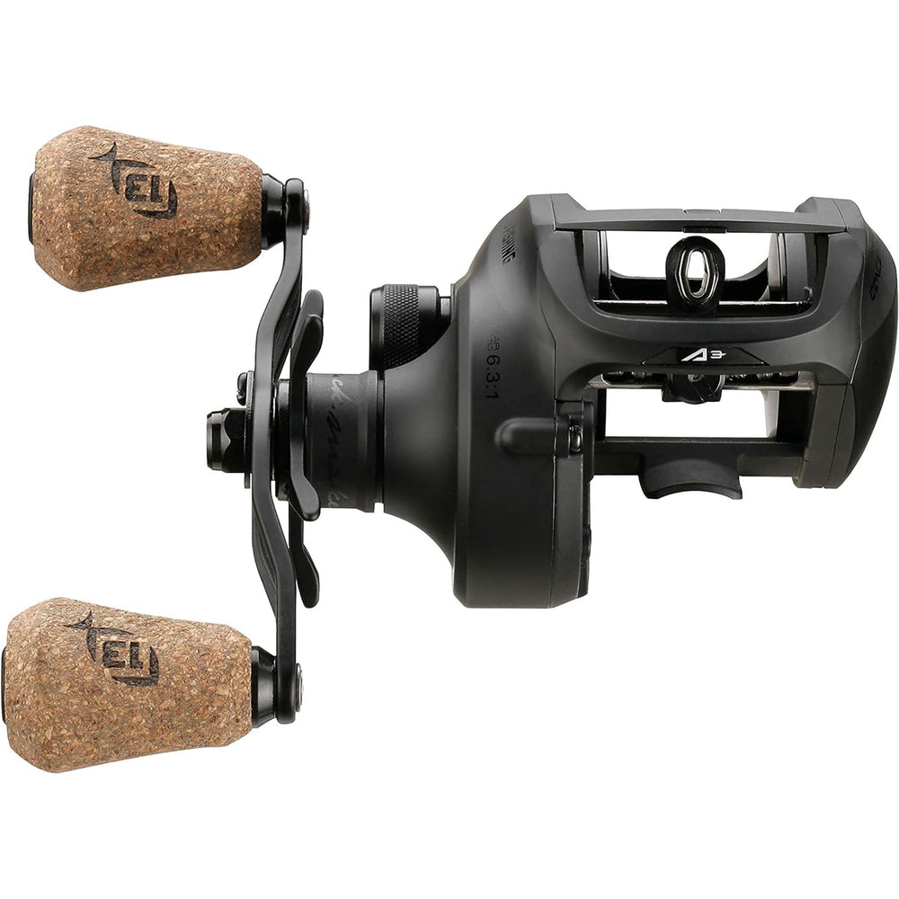 13 FISHING Concept A3 reel side profile highlighting precise gearing and solid construction