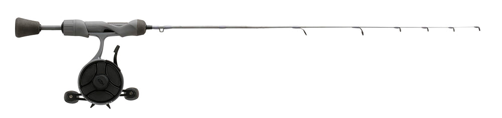 Stealth Ghost Ice Combo on ice in Black/Grey Camo with Tickle Stick