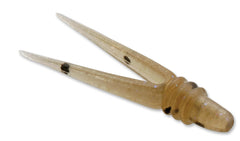 13 FISHING Sneak Panfish Whiskey Sour plastics show lifelike action for ice fishing