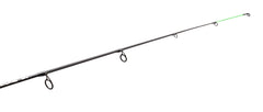 13 FISHING Snitch Pro Ice Rod evolve carbon handle offers secure grip.