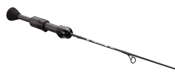 13 FISHING Snitch Pro Ice Rod flex-core tip enables quick action on ice.
