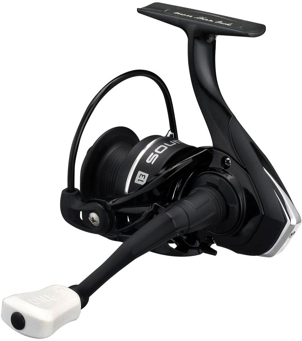 13 FISHING Source X reel HTS frame closeup for smooth operation.