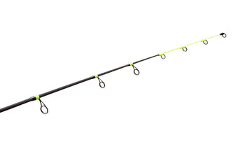 13 FISHING Tickle Stick comfort rubber reel seat insert reduces wear.