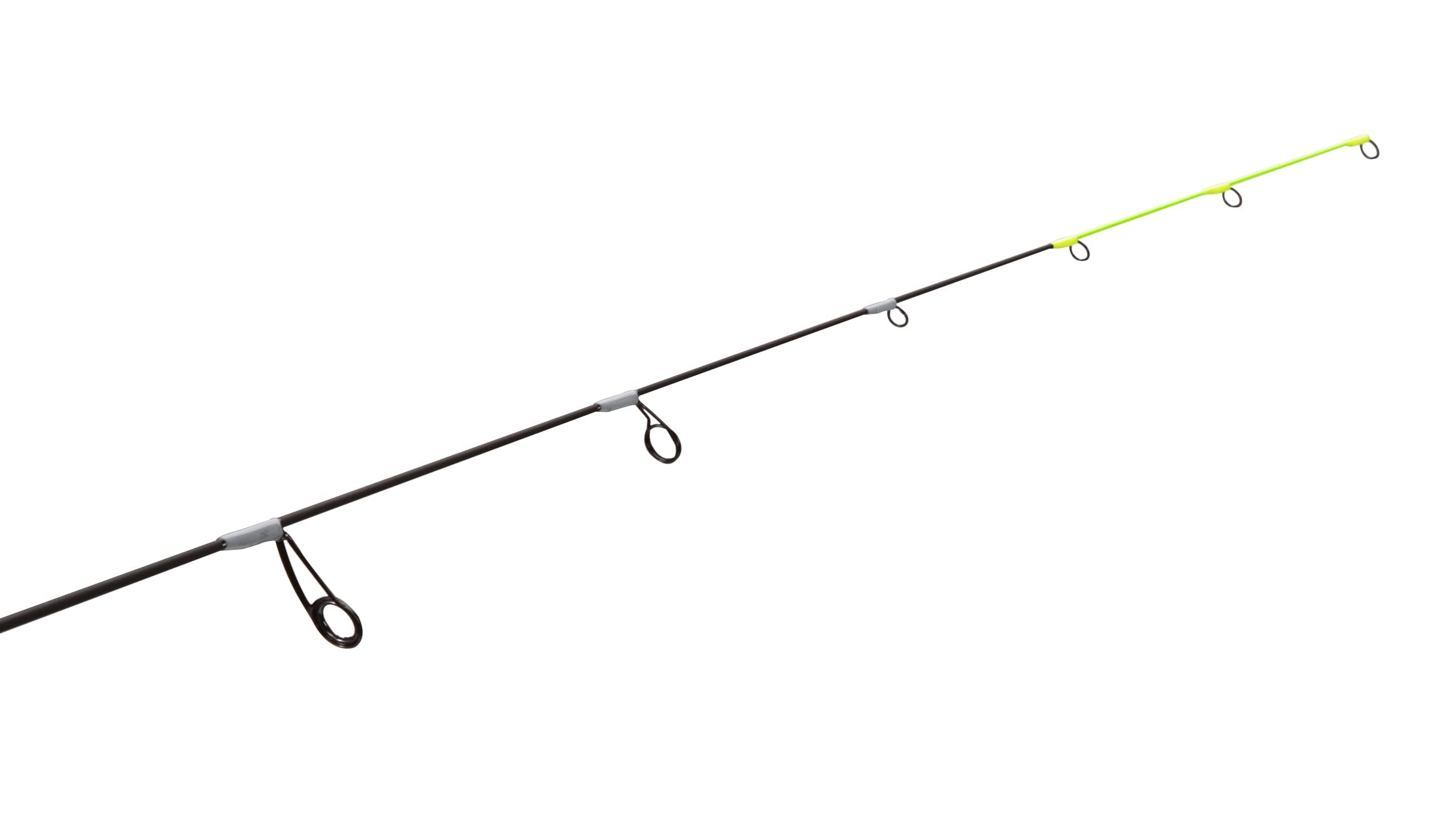 13 FISHING Wicked Pro ice rod 32QT hi-vis tip aids quick strike visibility in dim light