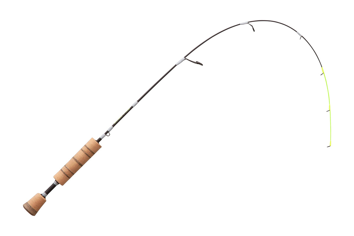 13 FISHING Wicked Pro ice rod 32QT quick tip enables precise bite detection on the ice