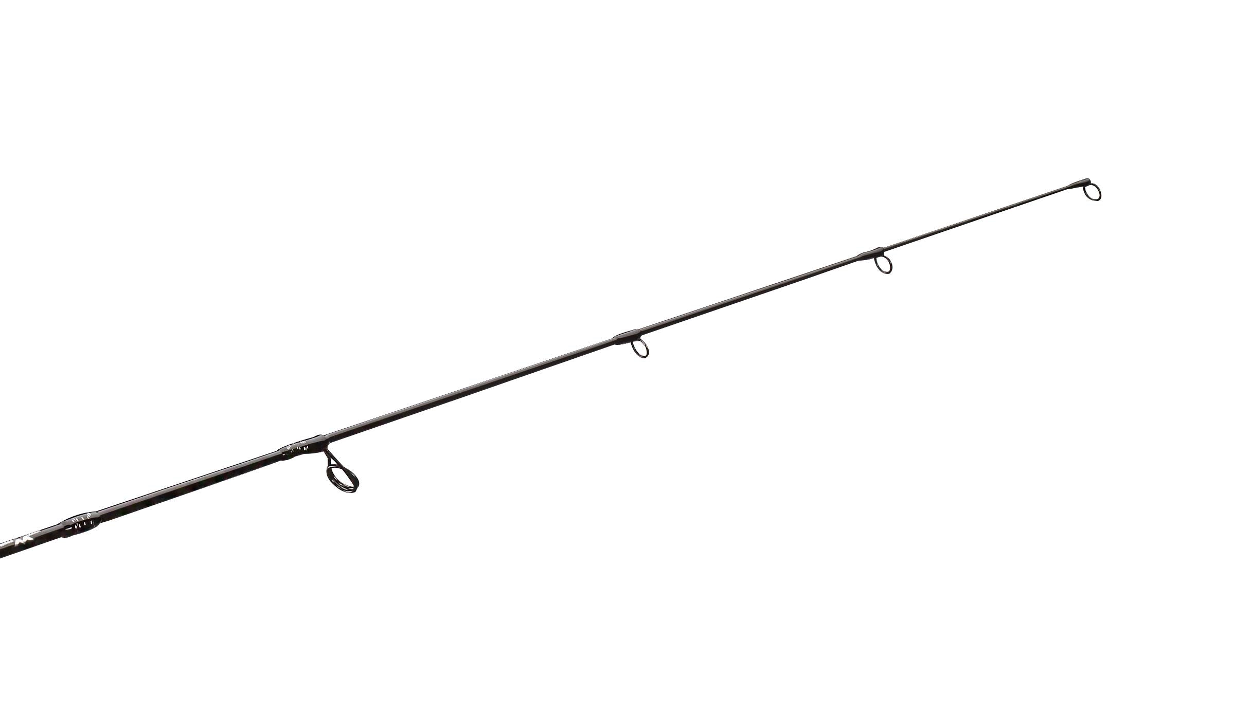 13 FISHING Widow Maker ice rod 27 UL with ALPS guides helps durable line control.