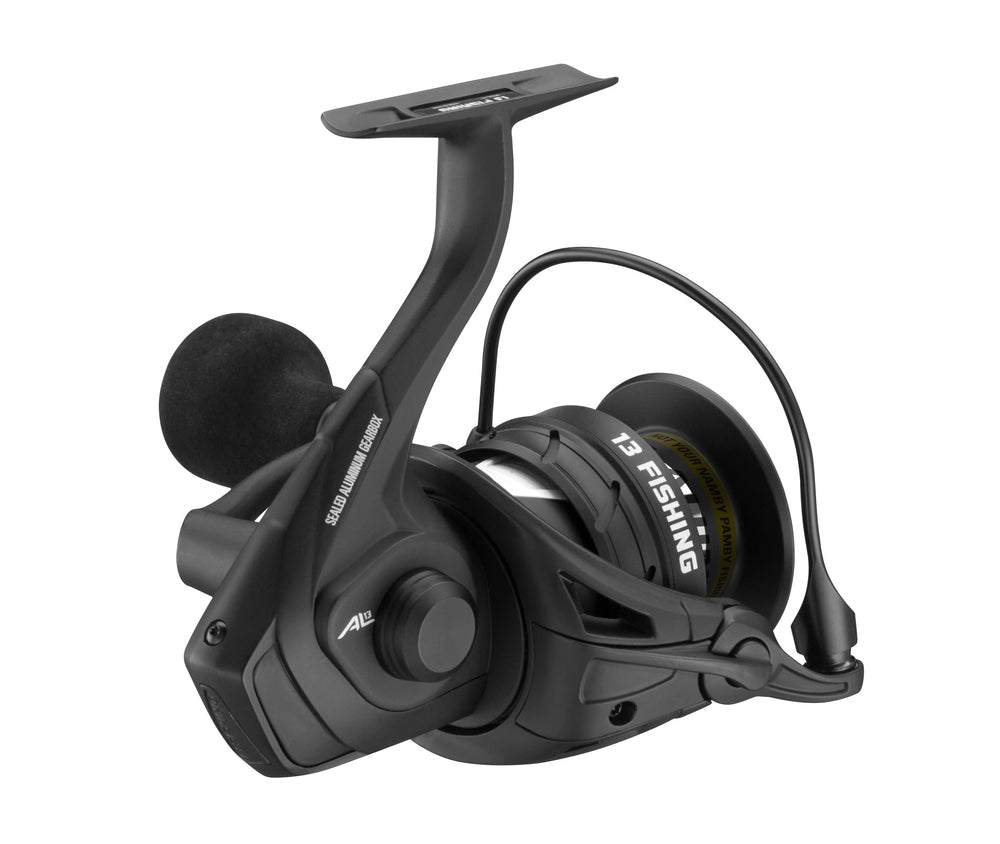13 Fishing AL13 ceramic line roller focus reduces line wear and enables smooth retrieval.