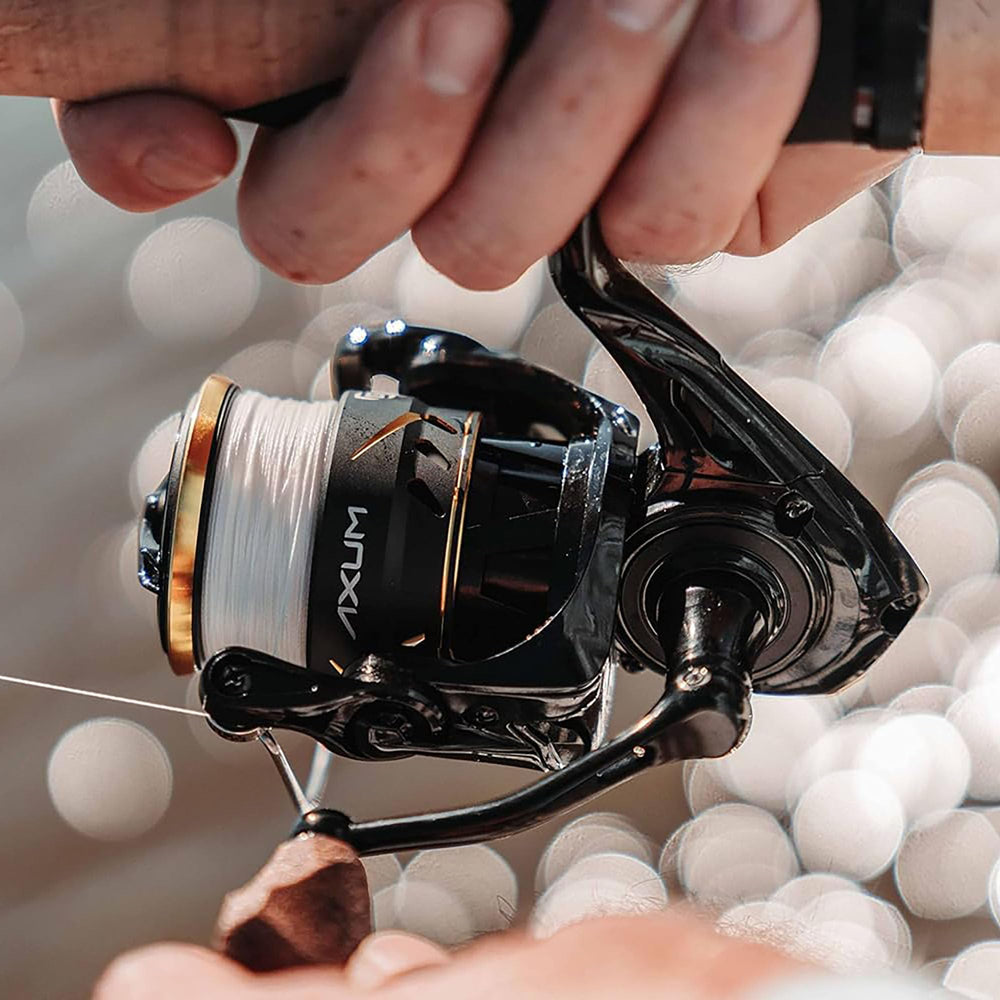 13 FISHING Axum spinning reel black seal bearings for salt and fresh water reliability